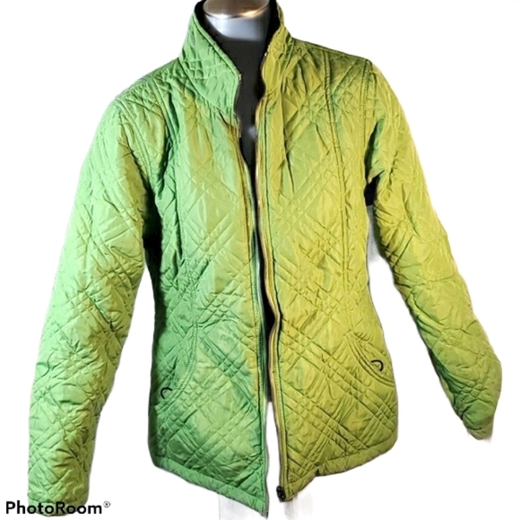 REVERSIBLE Jacket! Green and Black SJB Active - Picture 4 of 8